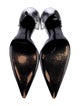 Max Mara Leather Animal Print D'Orsay Pumps