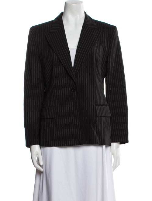 Max Mara Virgin Wool Striped Blazer