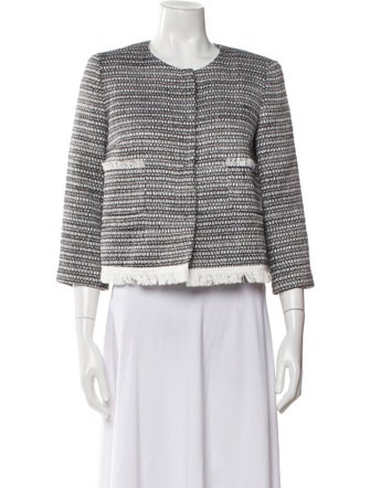 Max Mara Tweed Pattern Evening Jacket