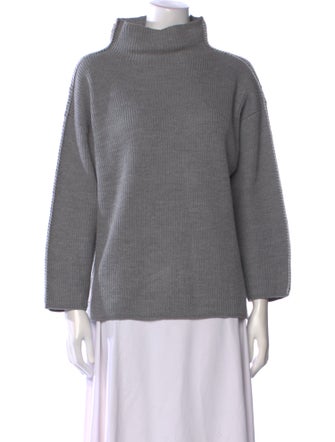 Max Mara Leisure Virgin Wool Turtleneck Sweater