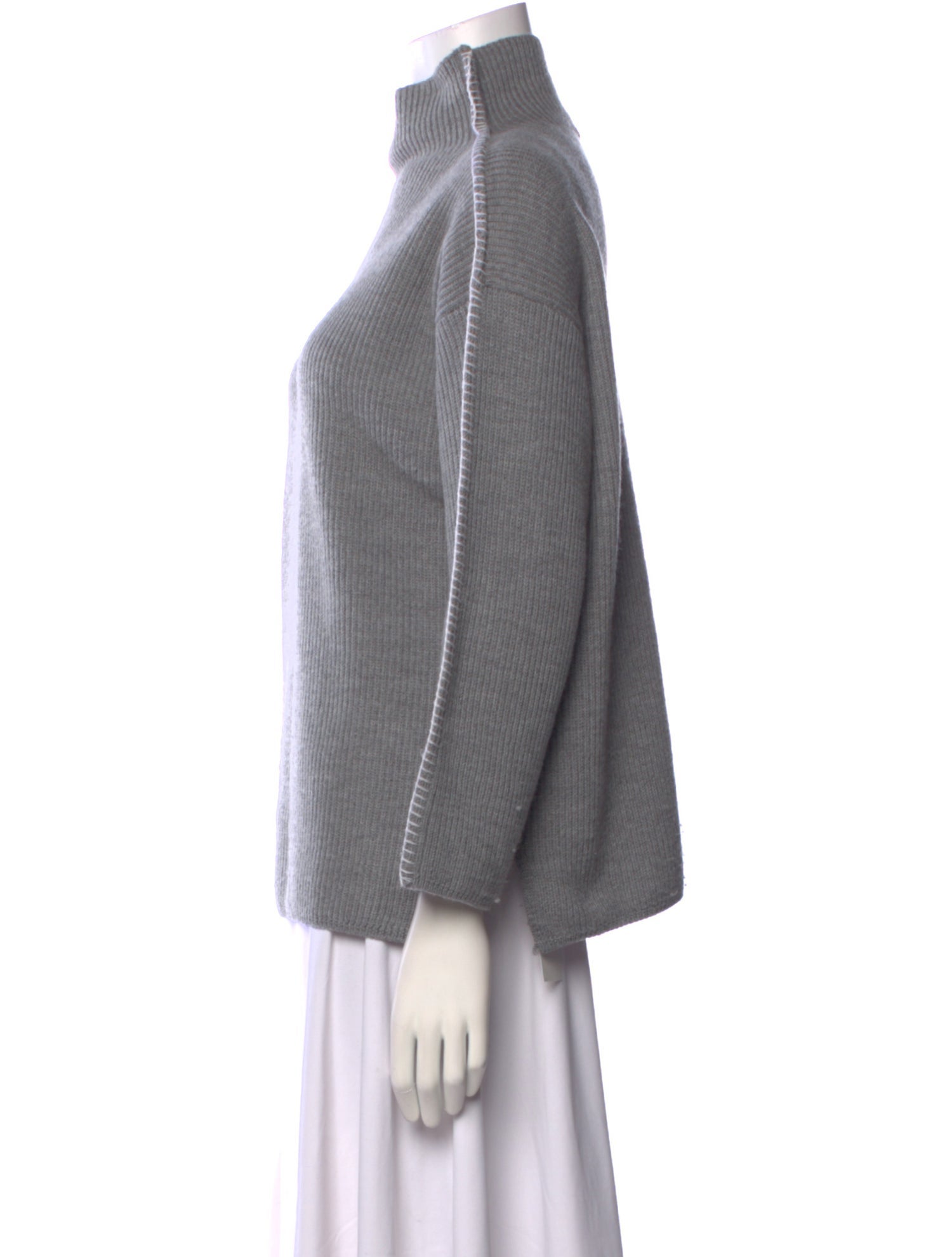 Max Mara Leisure Virgin Wool Turtleneck Sweater