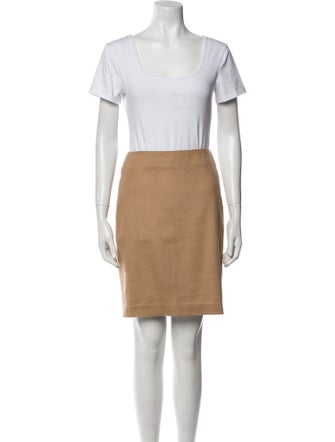 Max Mara Camel Hair Skirt Suit