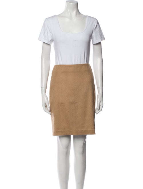 Max Mara Camel Hair Skirt Suit