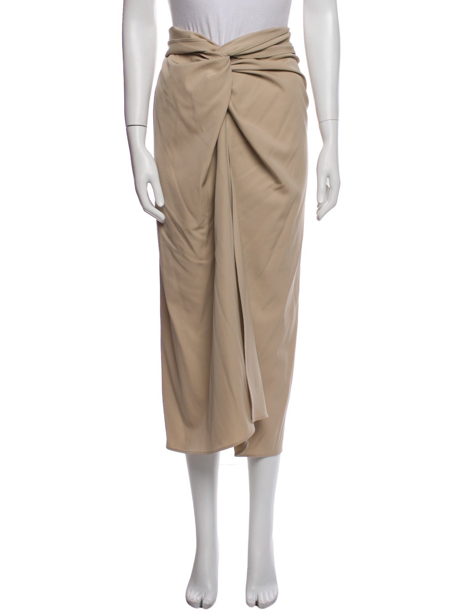 Max Mara Virgin Wool Midi Length Skirt