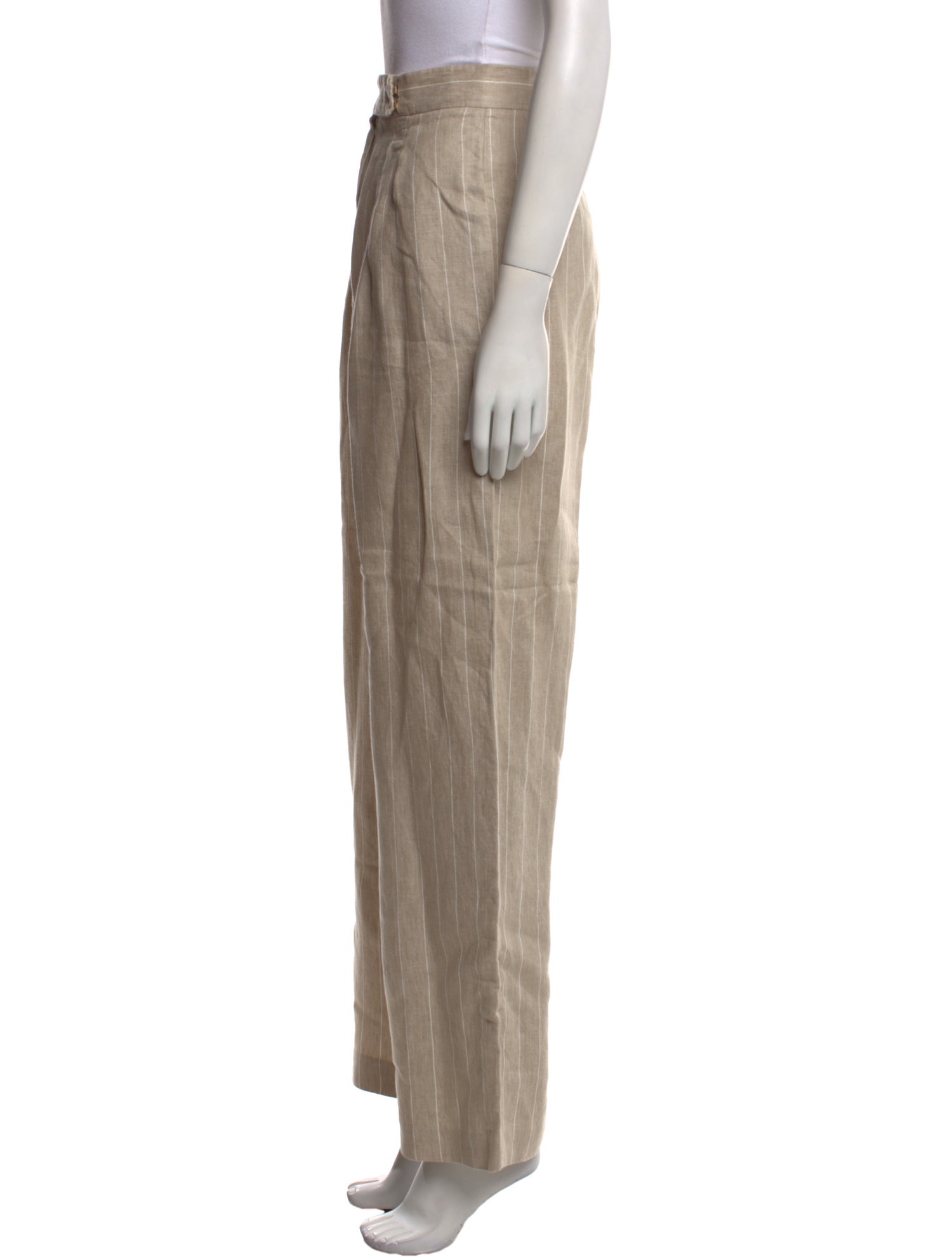 Max Mara Linen Wide Leg Pants