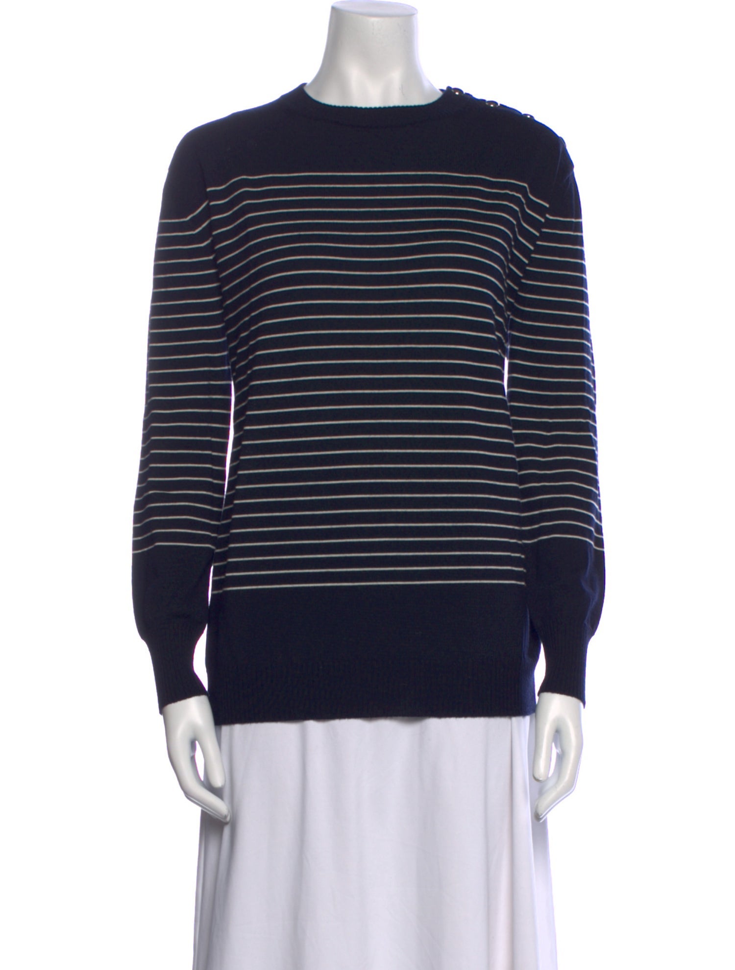 Max Mara Virgin Wool Striped Sweater w/ Tags