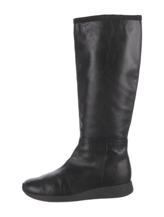 Max Mara Leather Riding Boots