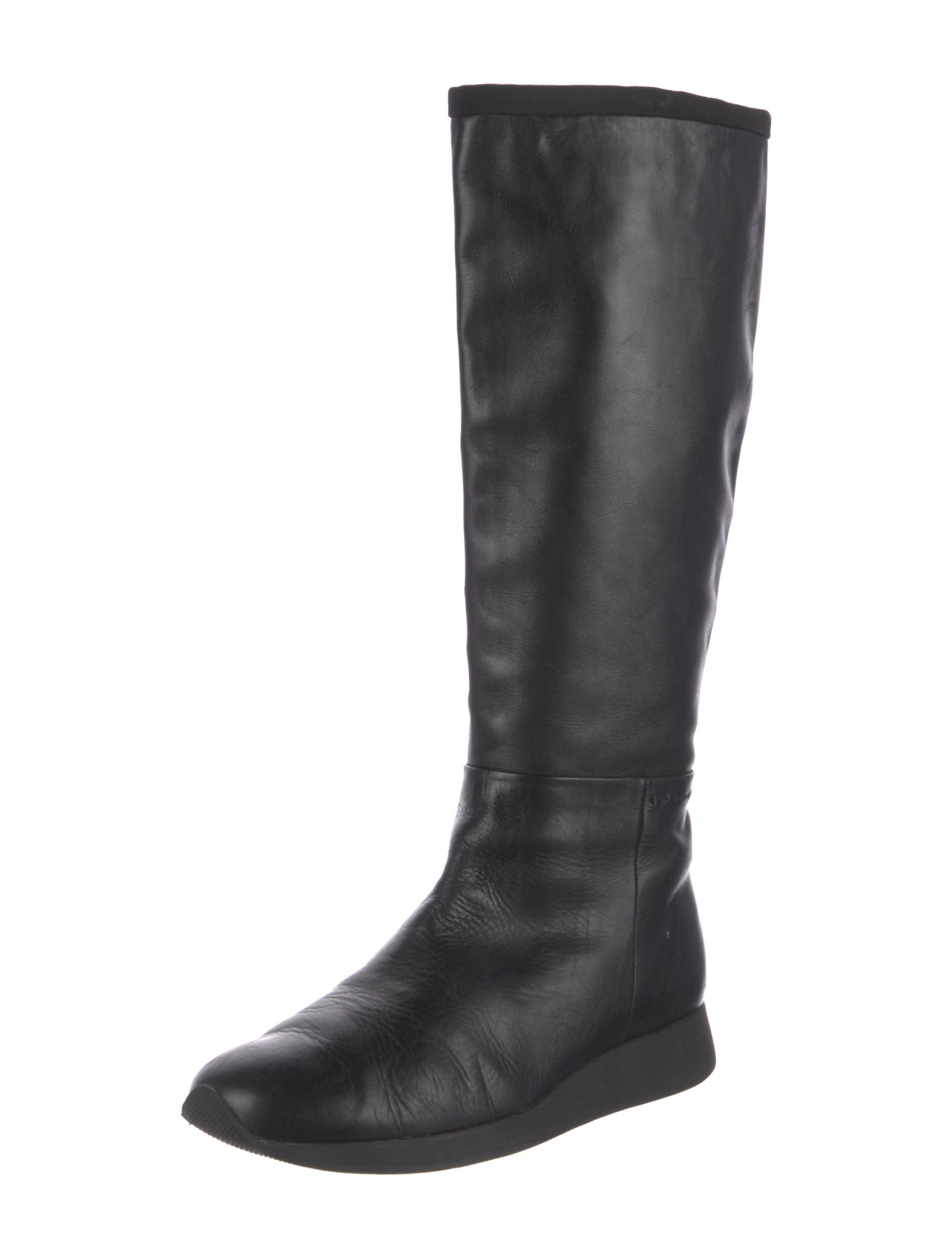 Max Mara Leather Riding Boots