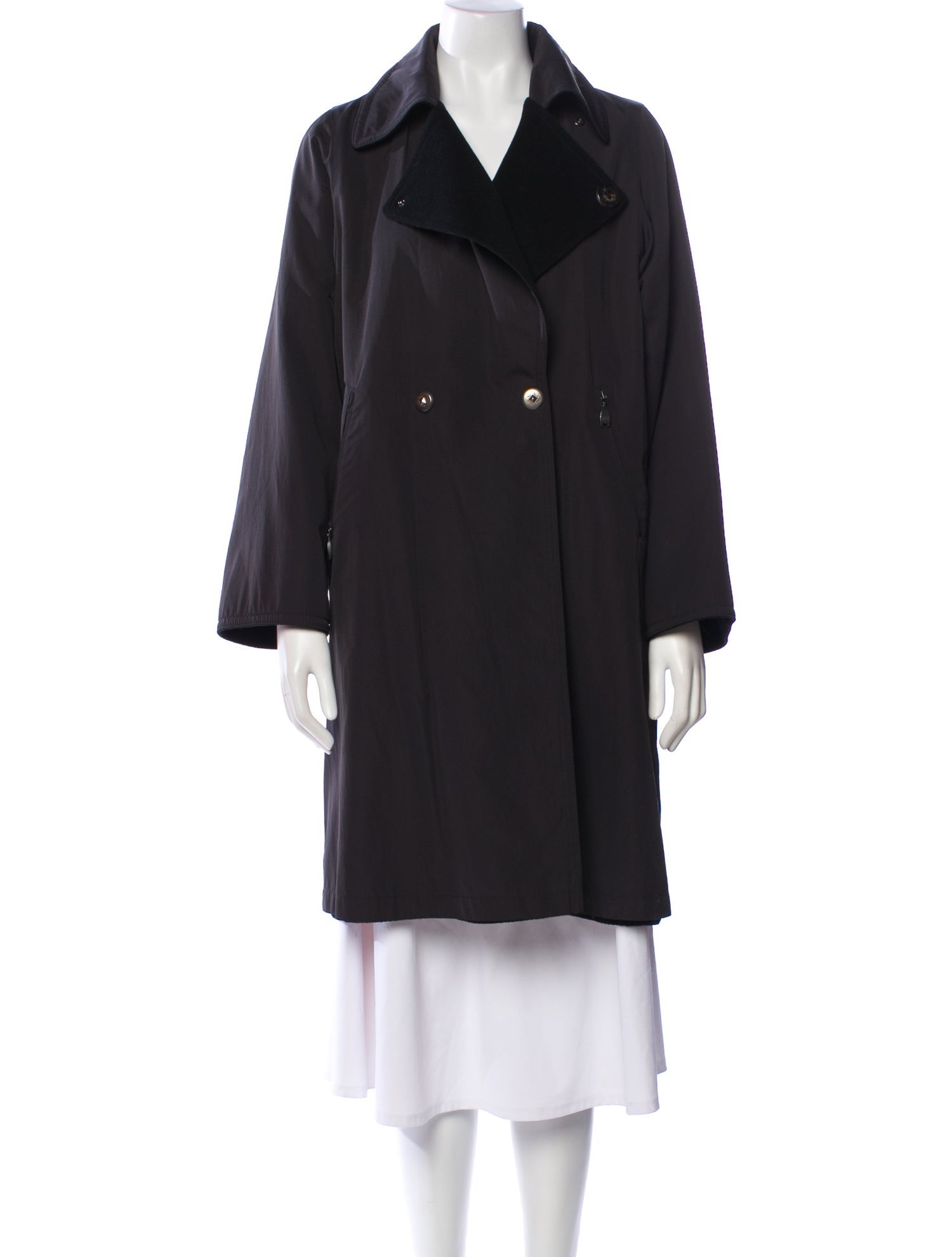 Max Mara Virgin Wool Trench Coat