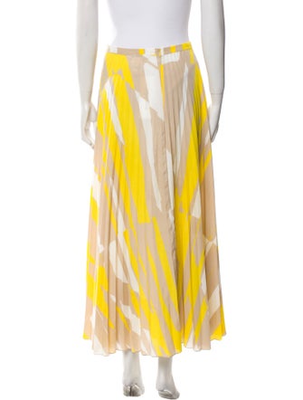 Max Mara Striped Midi Length Skirt