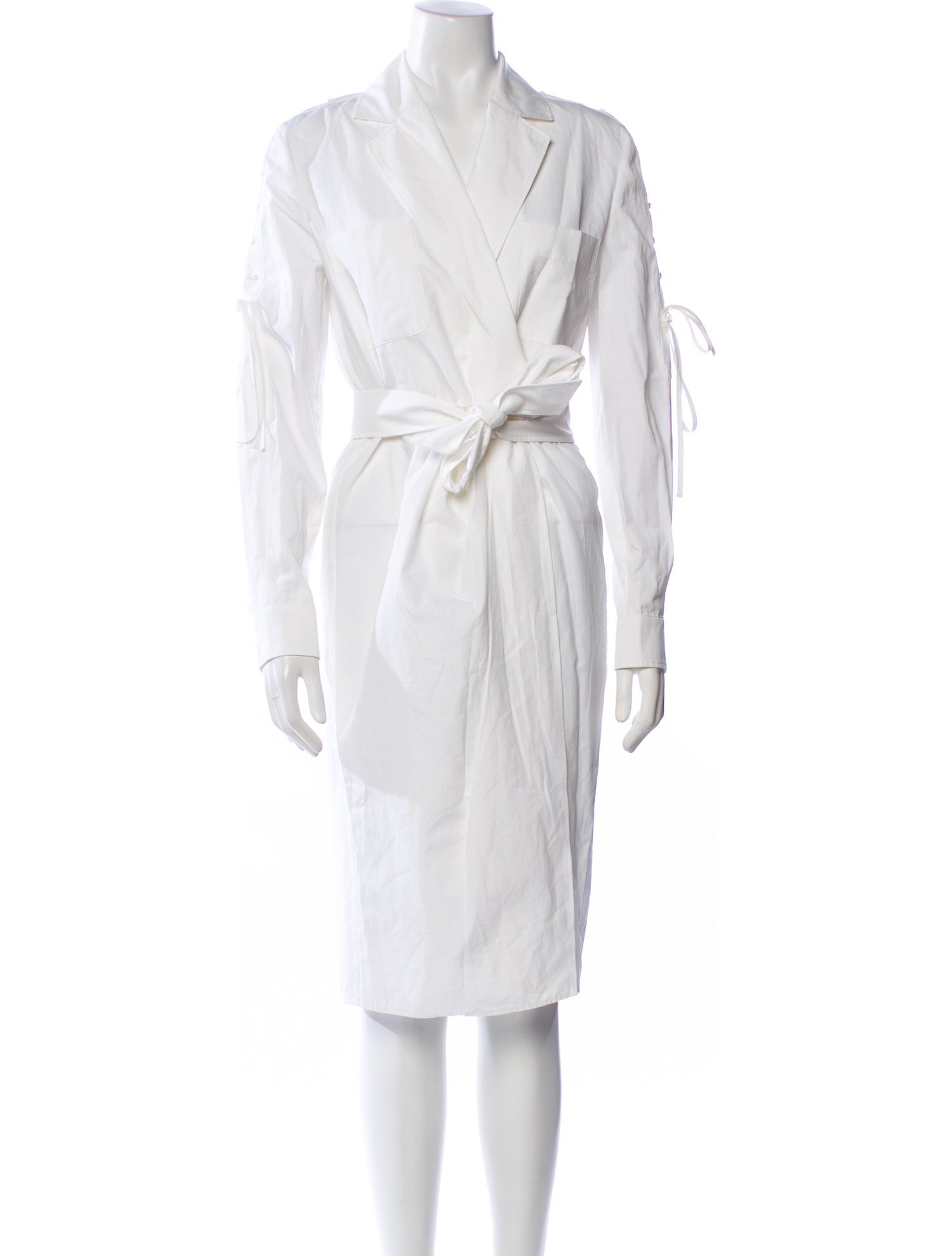 Max Mara V-Neck Knee-Length Dress w/ Tags