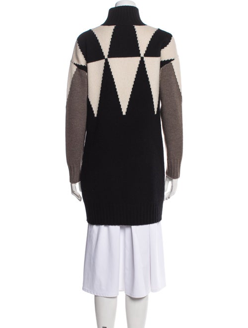 Max Mara Striped Turtleneck Sweater