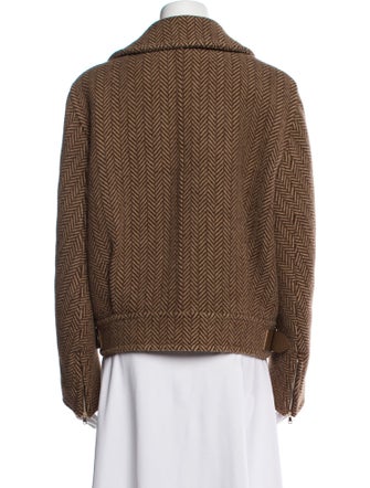 Max Mara Virgin Wool Tweed Pattern Jacket