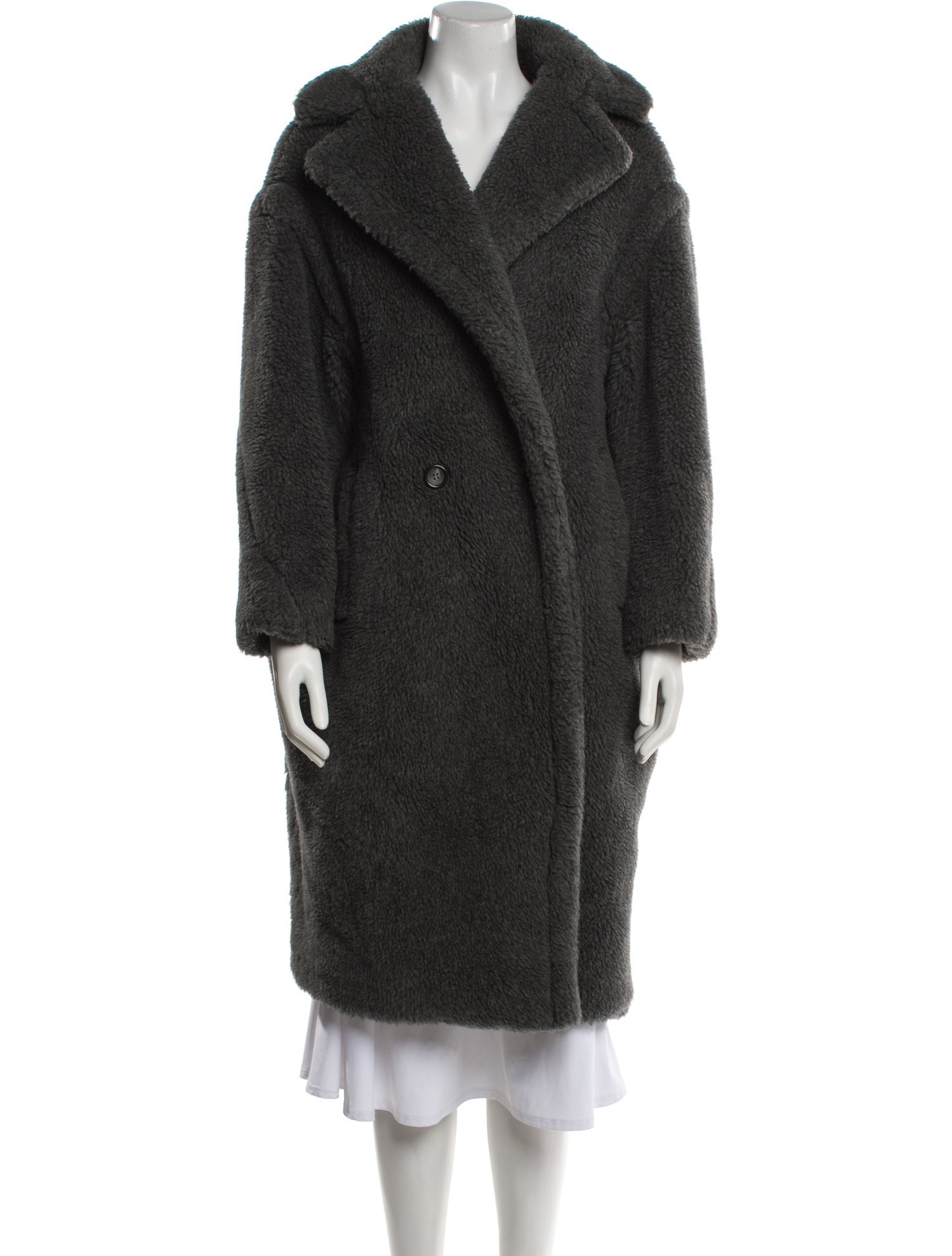 Max Mara Virgin Wool Fur Coat