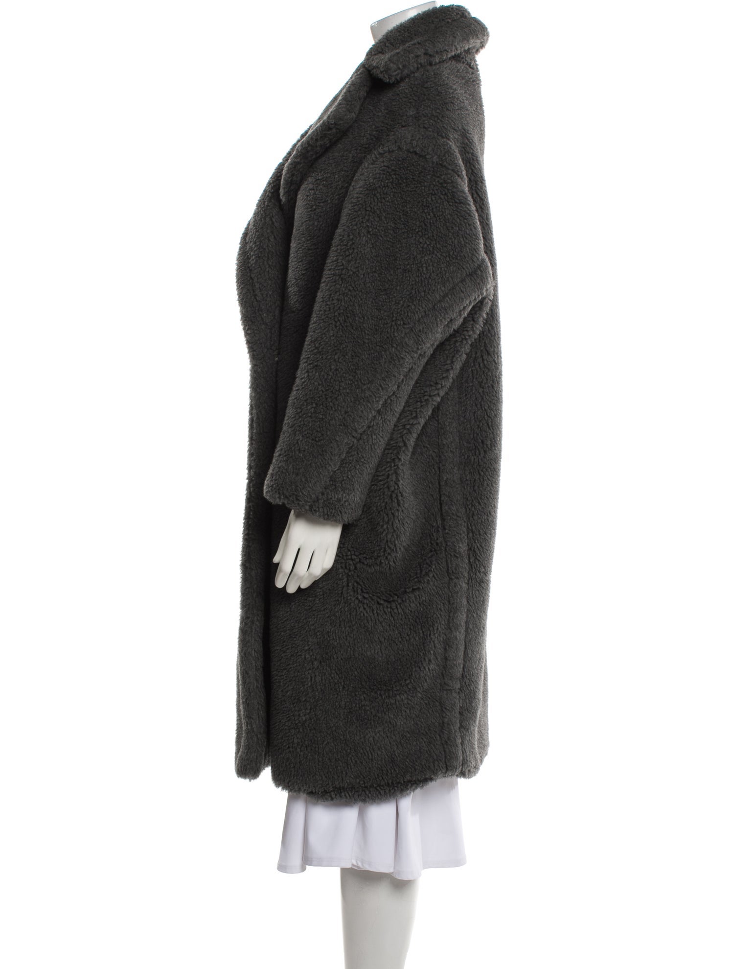 Max Mara Virgin Wool Fur Coat