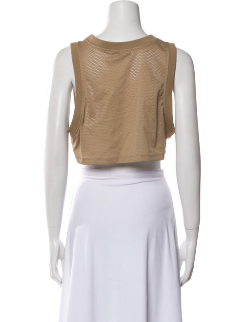 Max Mara Scoop Neck Sleeveless Crop Top