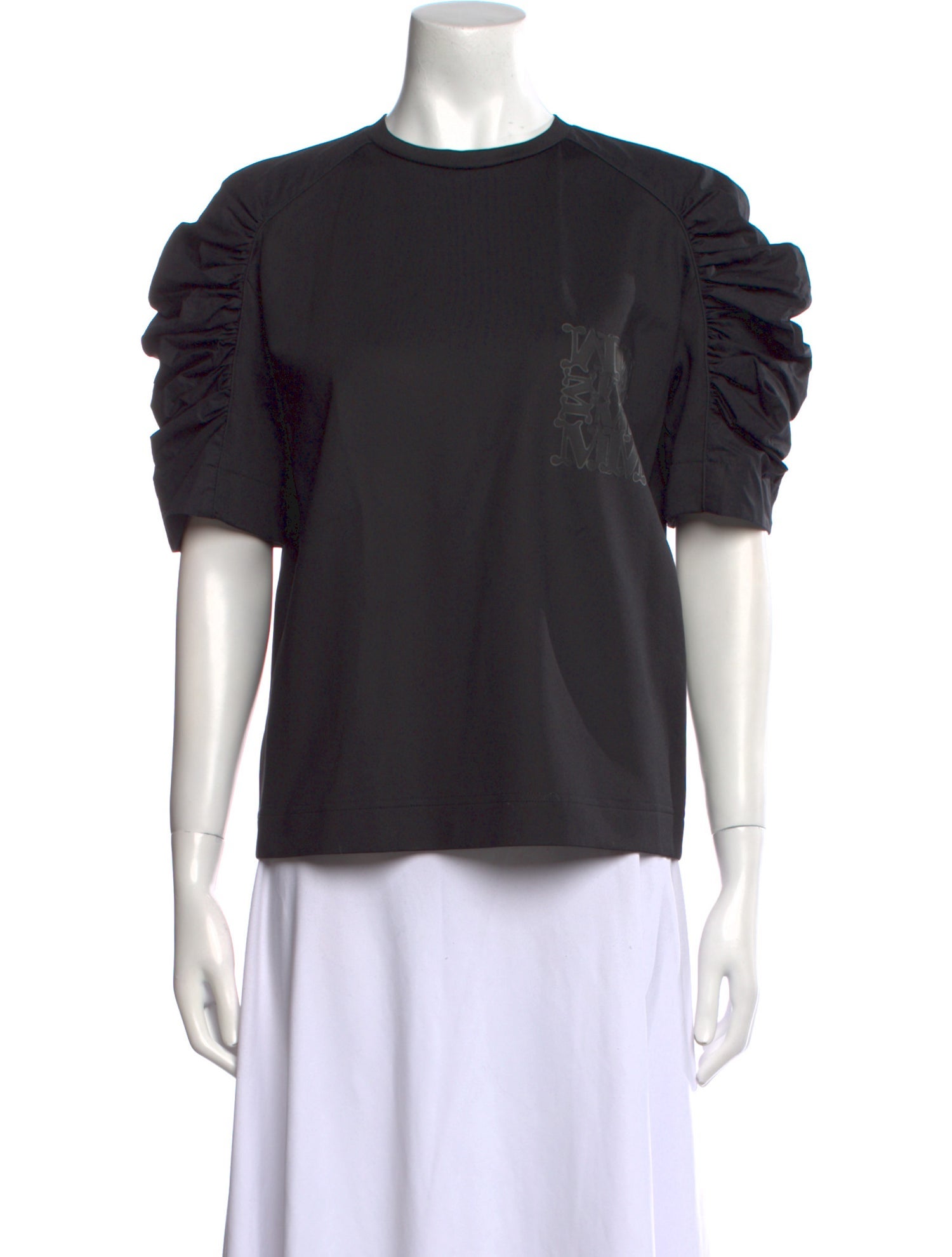 Max Mara Crew Neck Short Sleeve Top