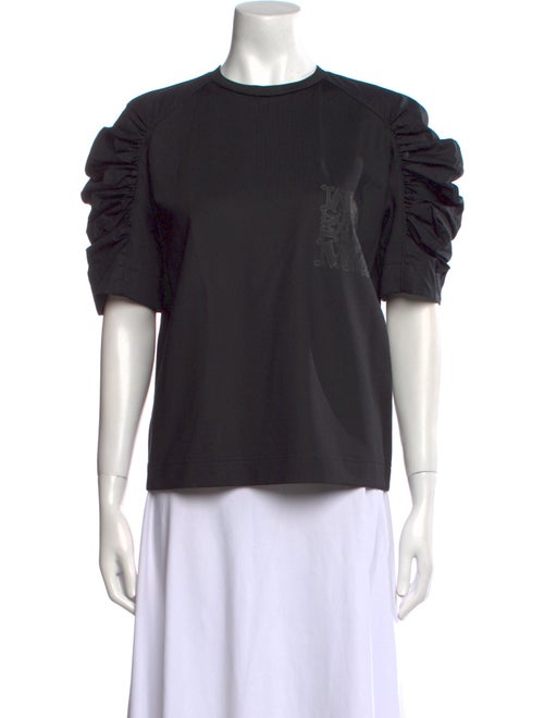 Max Mara Crew Neck Short Sleeve Top