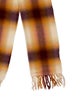 Max Mara Wool Plaid Print Scarf