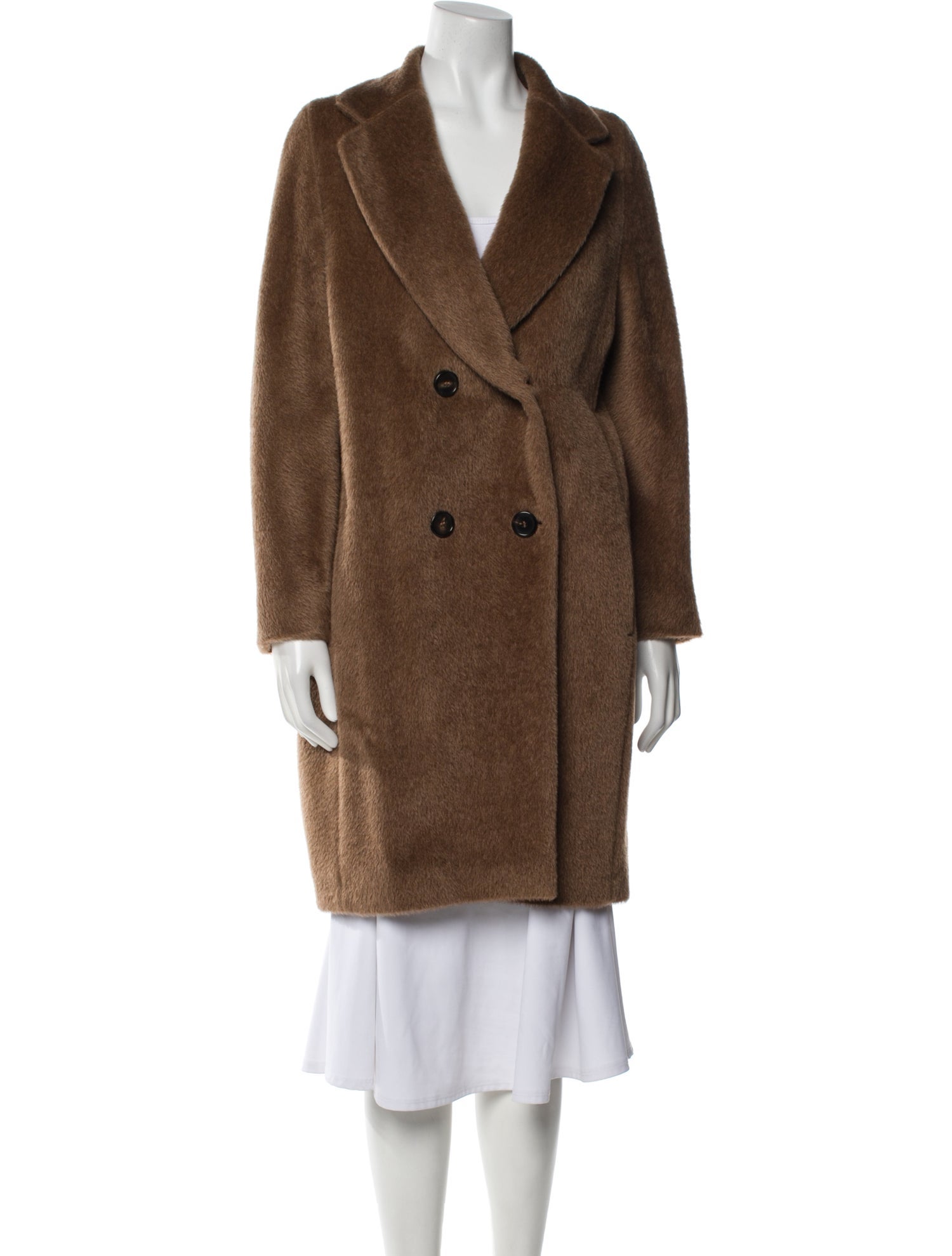 'S Max Mara Alpaca Fur Coat w/ Tags