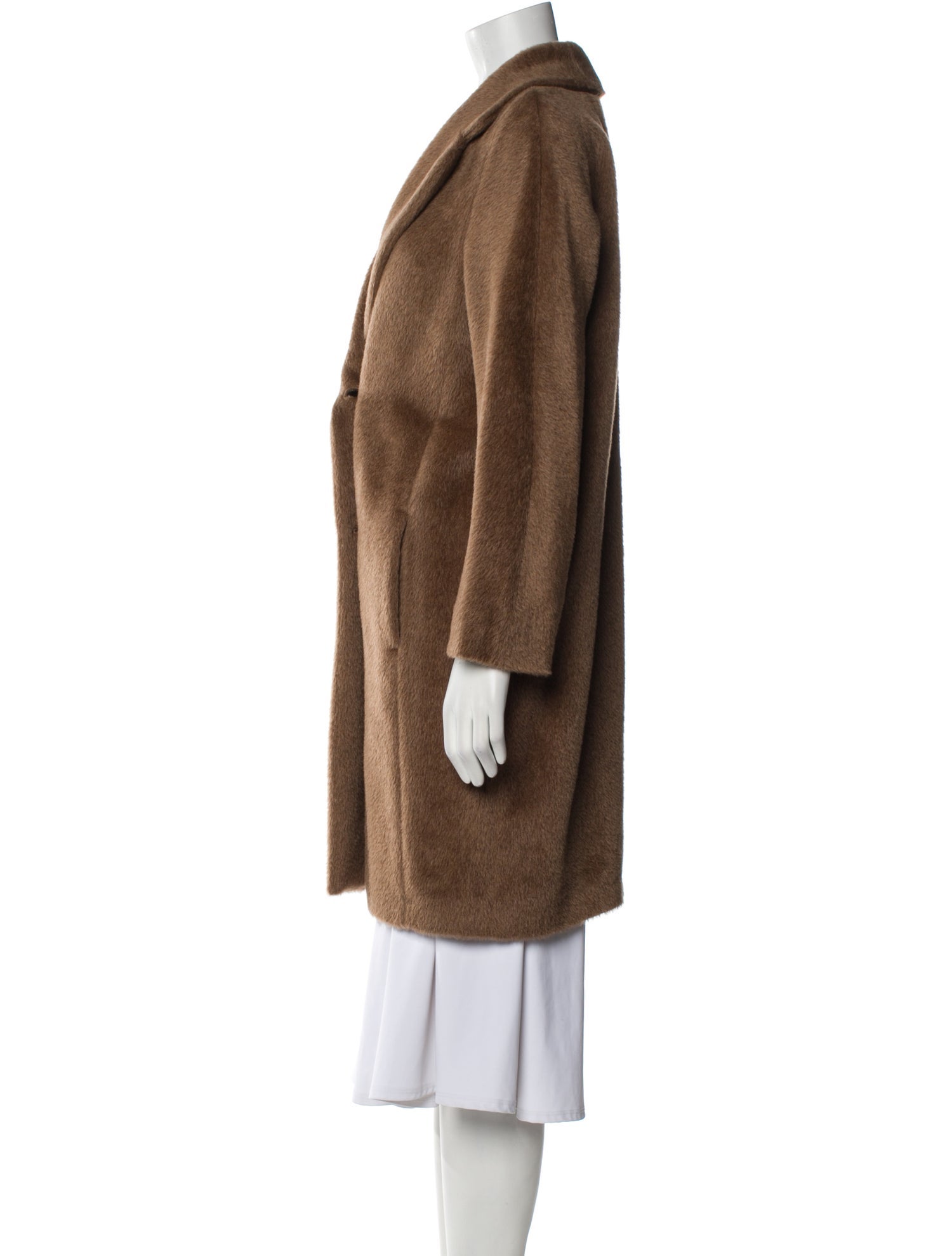 'S Max Mara Alpaca Fur Coat w/ Tags