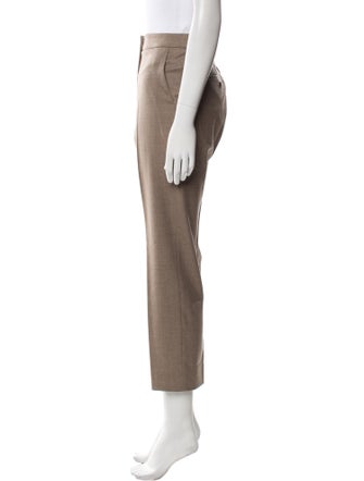 Max Mara Virgin Wool Straight Leg Pants