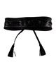 Max Mara Wide Suede Waist Belt