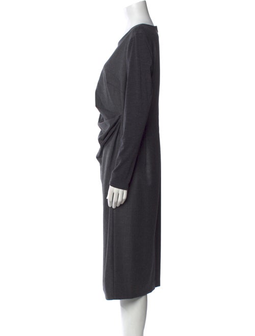 Max Mara Virgin Wool Midi Length Dress