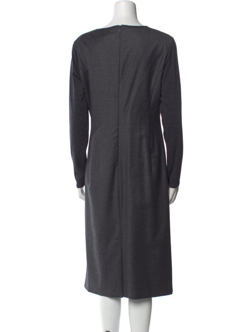 Max Mara Virgin Wool Midi Length Dress