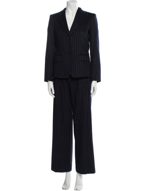 Max Mara Wool Striped Pantsuit