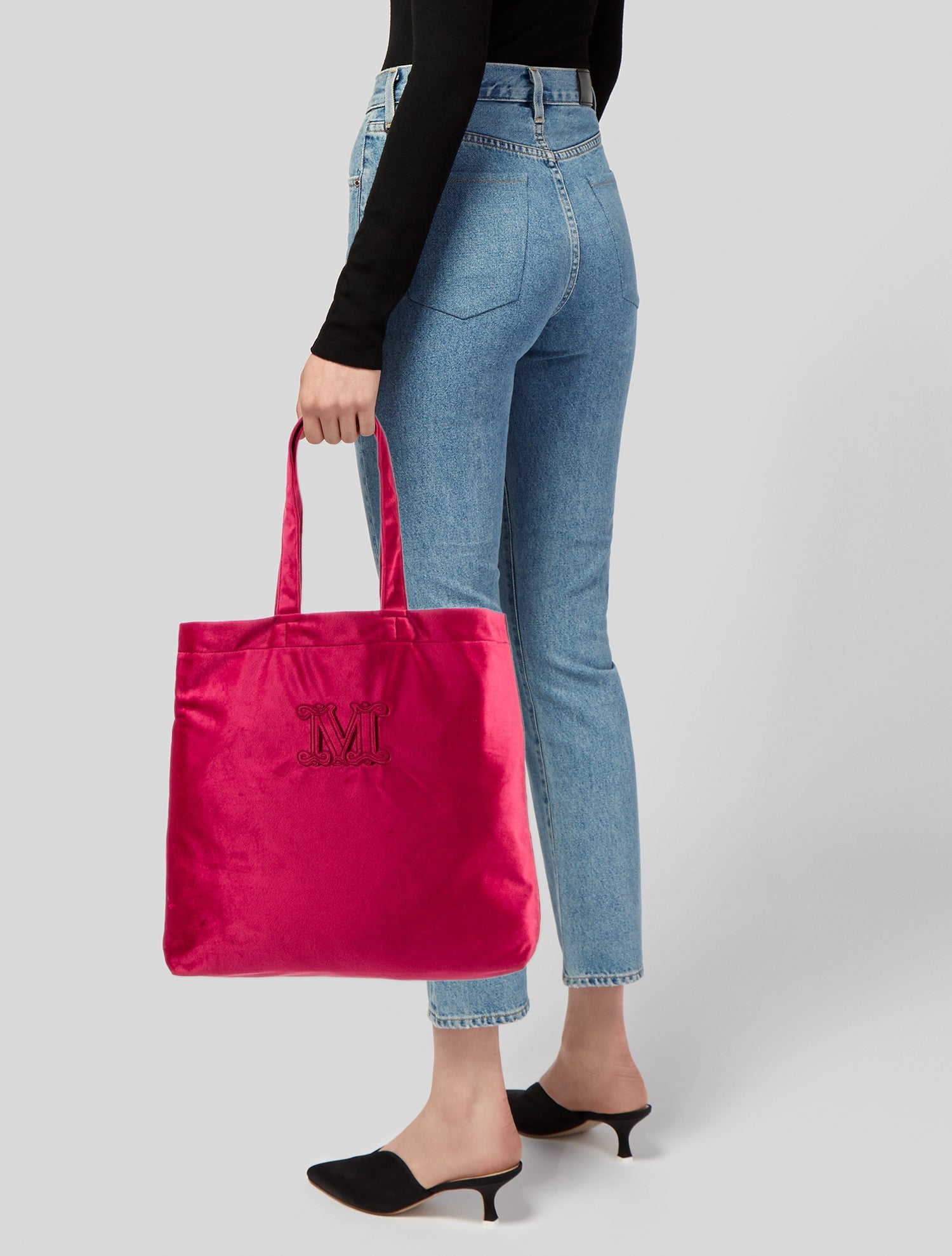 Max Mara Velvet Tote