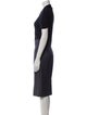 Max Mara V-Neck Midi Length Dress