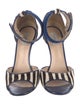 Max Mara Ponyhair Animal Print Sandals