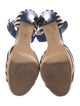 Max Mara Ponyhair Animal Print Sandals