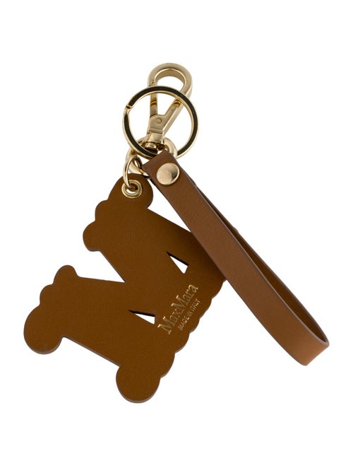 Max Mara Embossed Leather Keychain