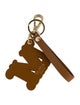 Max Mara Embossed Leather Keychain
