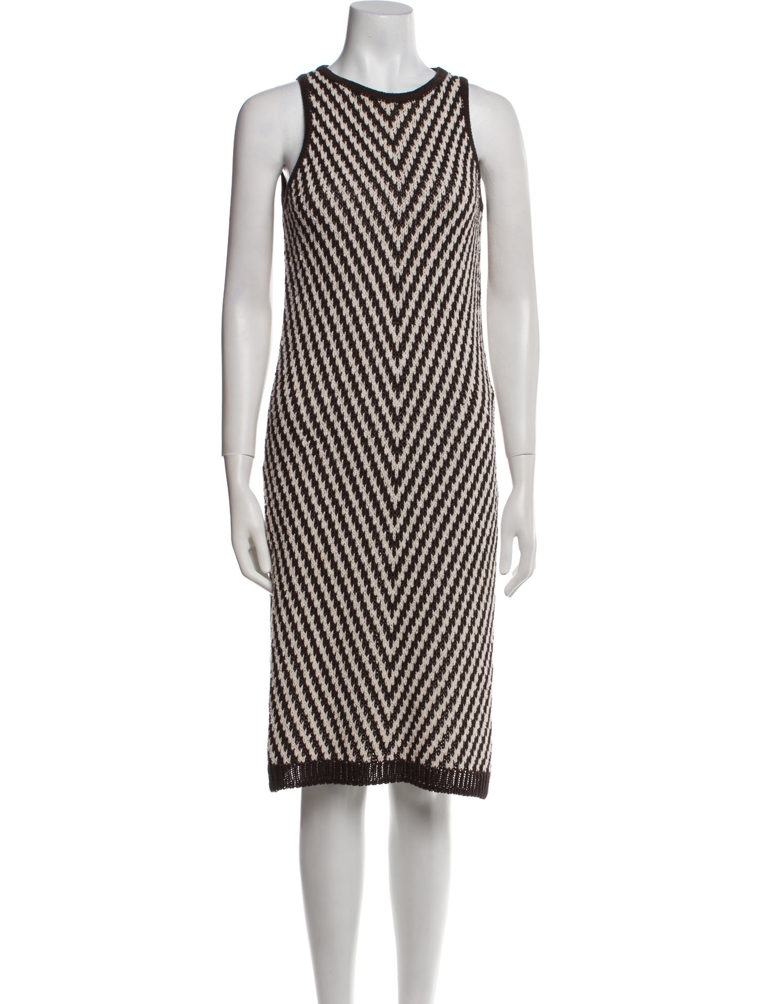 Max Mara Striped Mini Dress