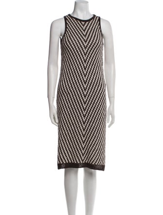 Max Mara Striped Mini Dress