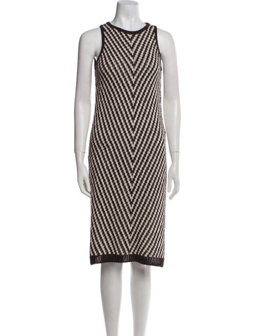 Max Mara Striped Mini Dress