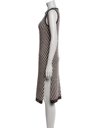 Max Mara Striped Mini Dress