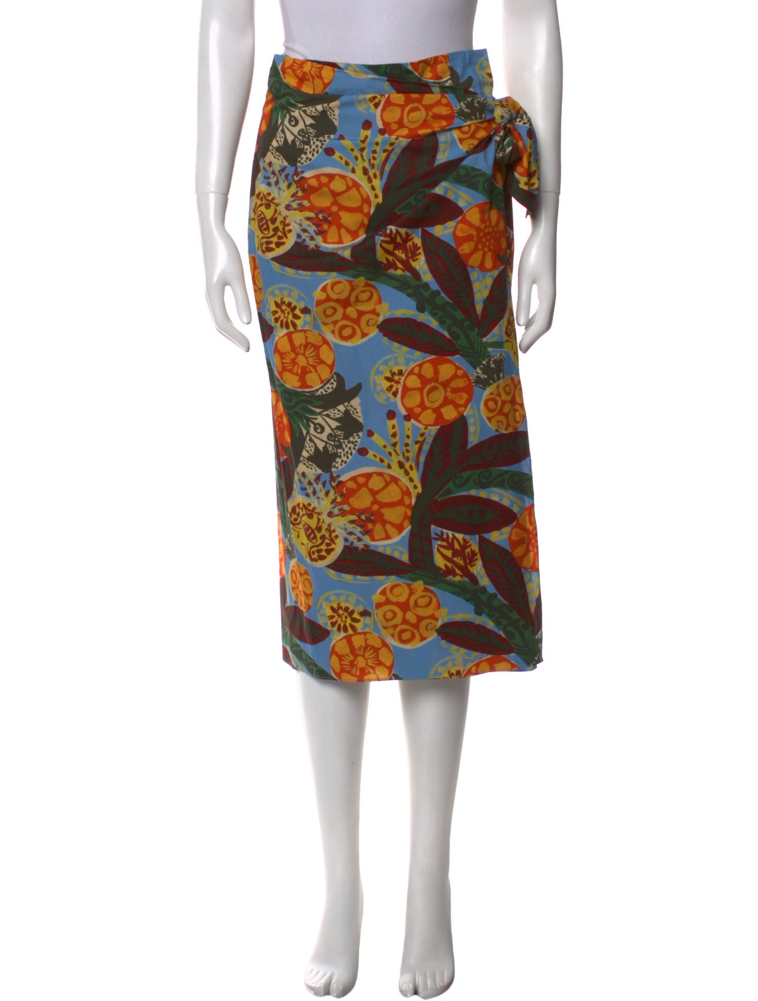 Max Mara Printed Midi Length Skirt