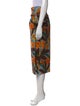 Max Mara Printed Midi Length Skirt