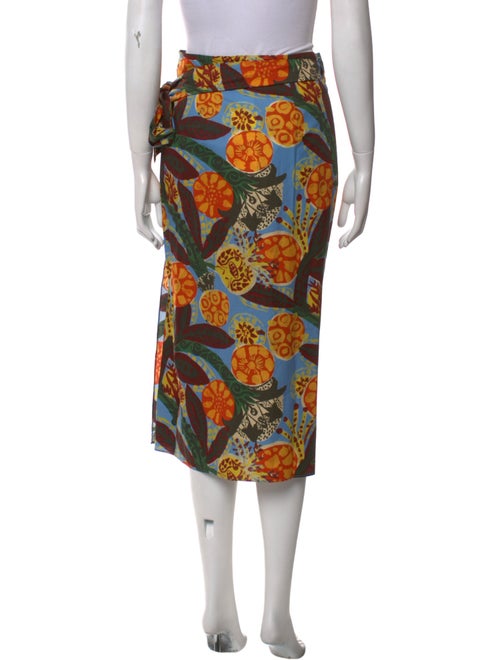 Max Mara Printed Midi Length Skirt
