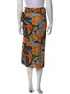 Max Mara Printed Midi Length Skirt