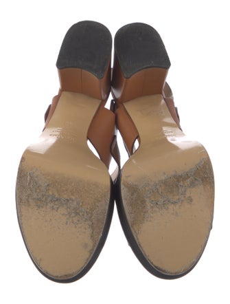 Max Mara Leather Sandals