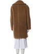 Max Mara Camel Hair Faux Fur Coat