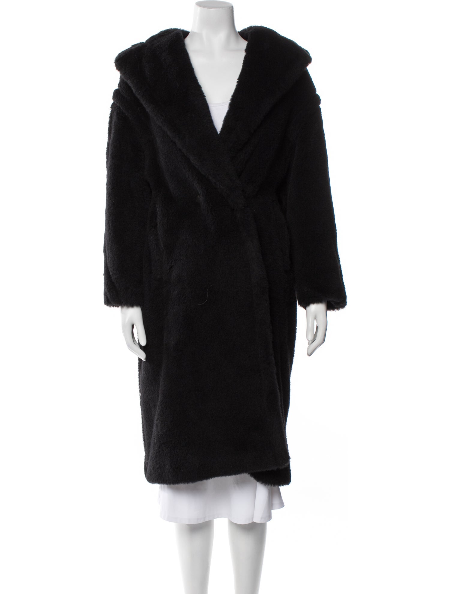 Max Mara Alpaca Faux Fur Coat