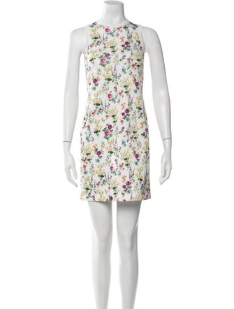 Max Mara Floral Print Mini Dress