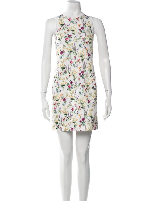 Max Mara Floral Print Mini Dress