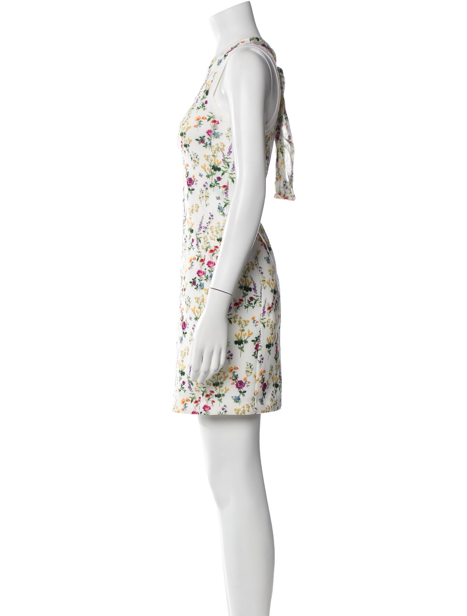 Max Mara Floral Print Mini Dress